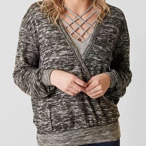 Coco & Jaimeson Fleece Crossover top